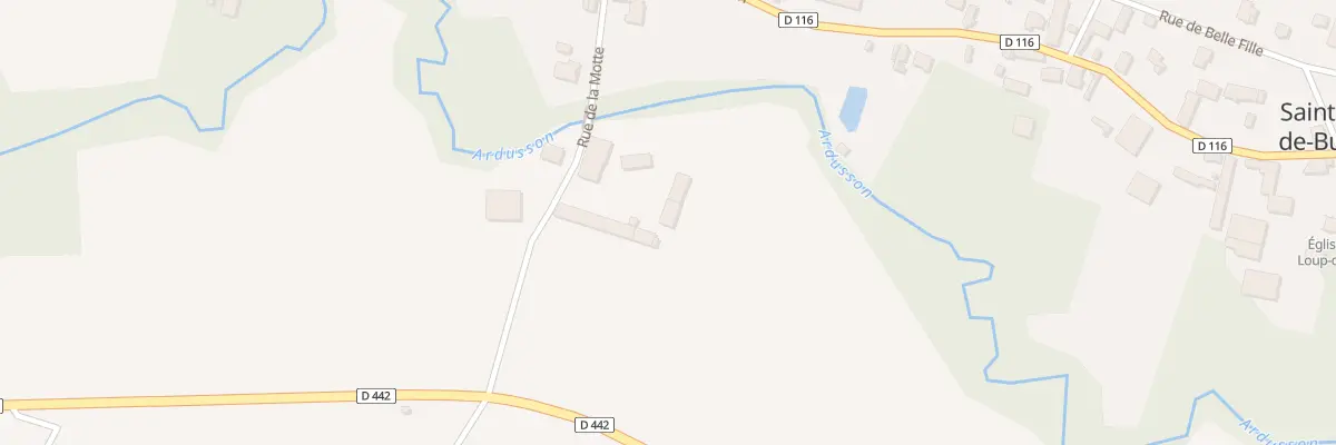 Plan du 9A Rue de la Motte à Saint-Loup-de-Buffigny