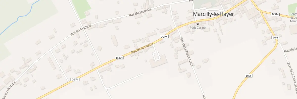 Plan du 27 Rue de la Mothe à Marcilly-le-Hayer