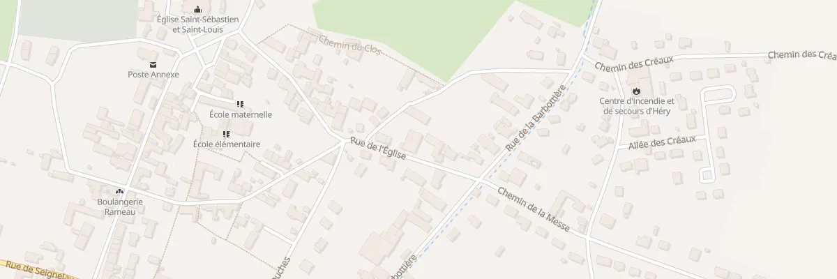 Plan du 4A Rue de l’Eglise à Héry