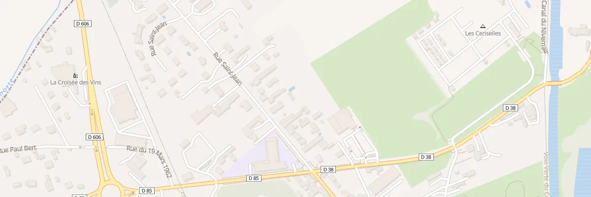 Plan du 16 Rue St Jean à Vincelles