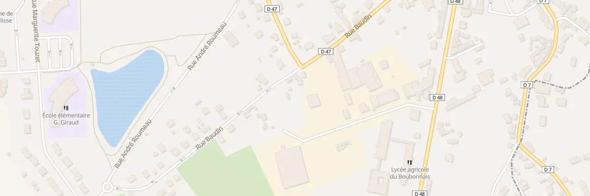 Plan du 37 Rue Baudin à Lapalisse