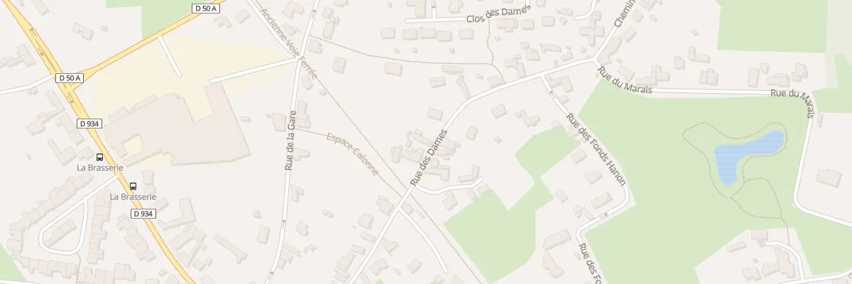 Plan du 15 Rue des Dames à Jenlain