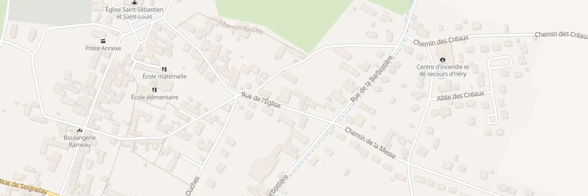 Plan du 4 Rue de l’Eglise à Héry