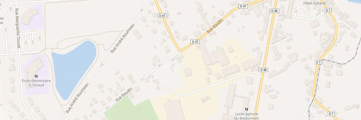 Plan du 35 Rue Baudin à Lapalisse