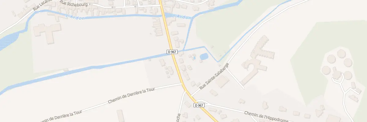 Plan du 195B Rue Arsène Houssaye à Laon