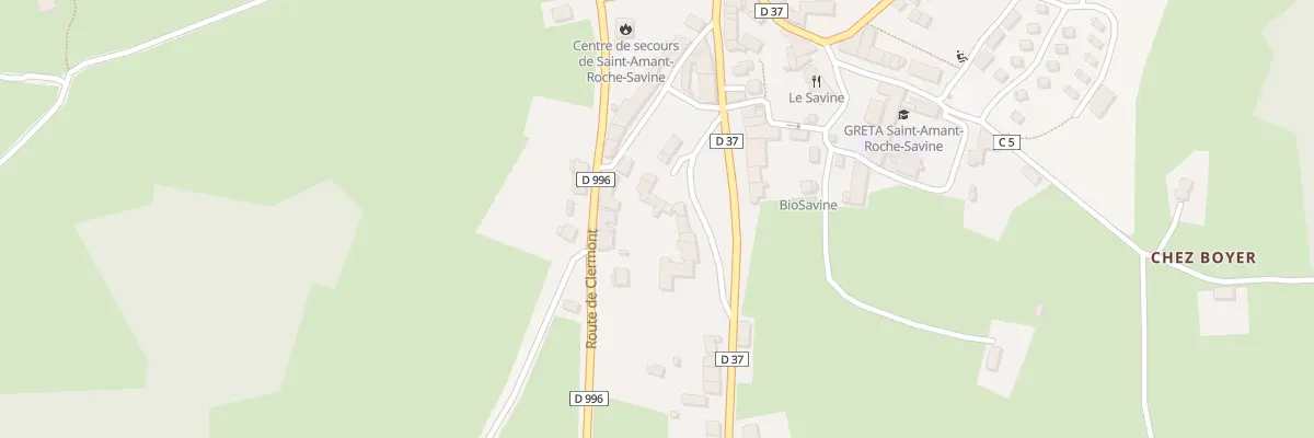 Plan du 8 Pl des Chabagnoux à Saint-Amant-Roche-Savine