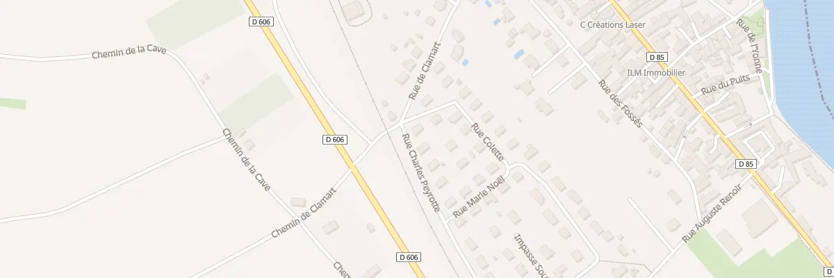 Plan du 20 Rue Charles Peyrotte à Vincelles