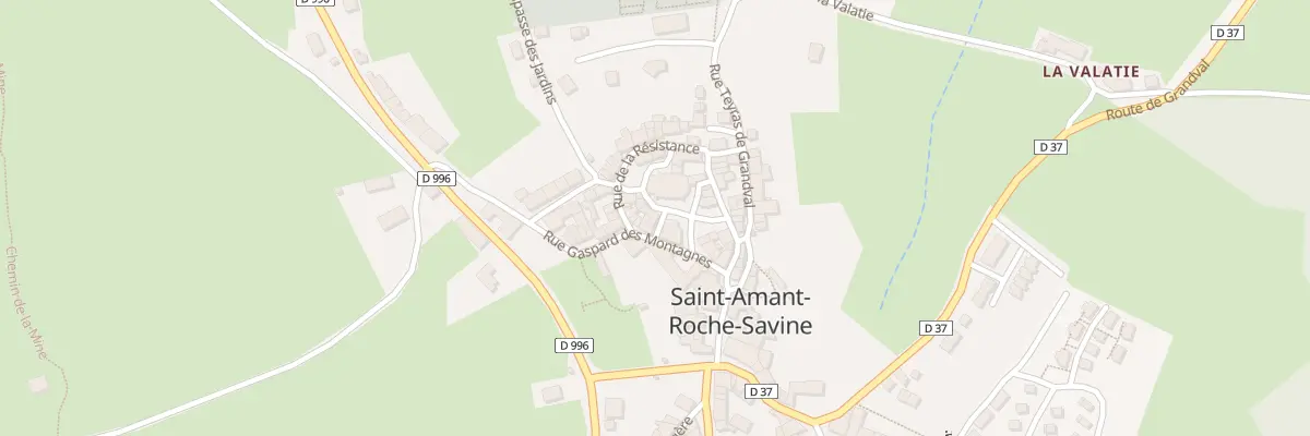 Plan du 7 Pl de l’Eglise à Saint-Amant-Roche-Savine
