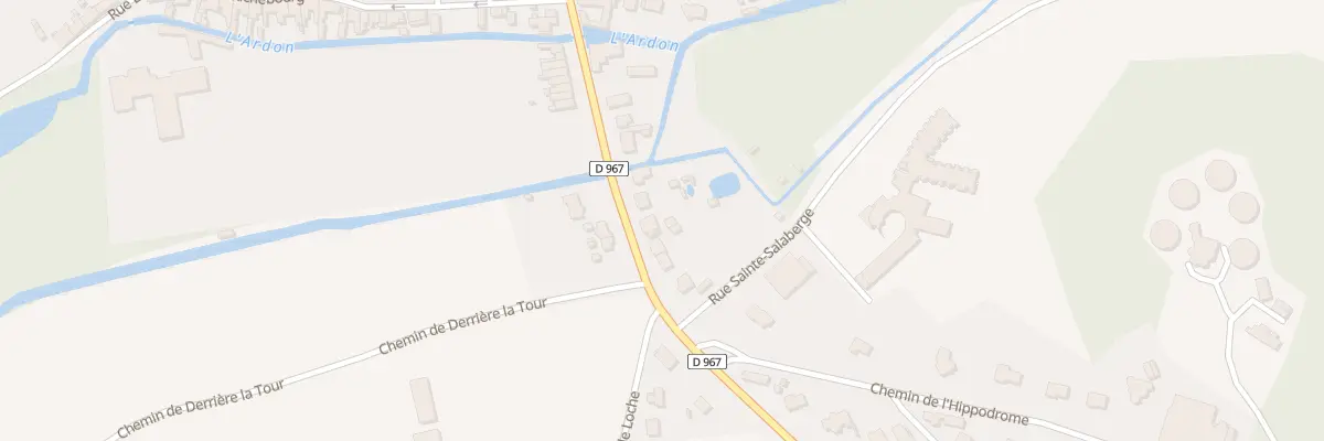 Plan du 197 Rue Arsène Houssaye à Laon