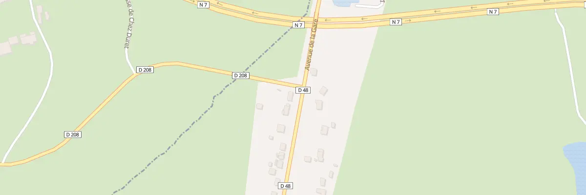 Plan du 22 Av de la Gare à Saint-Prix