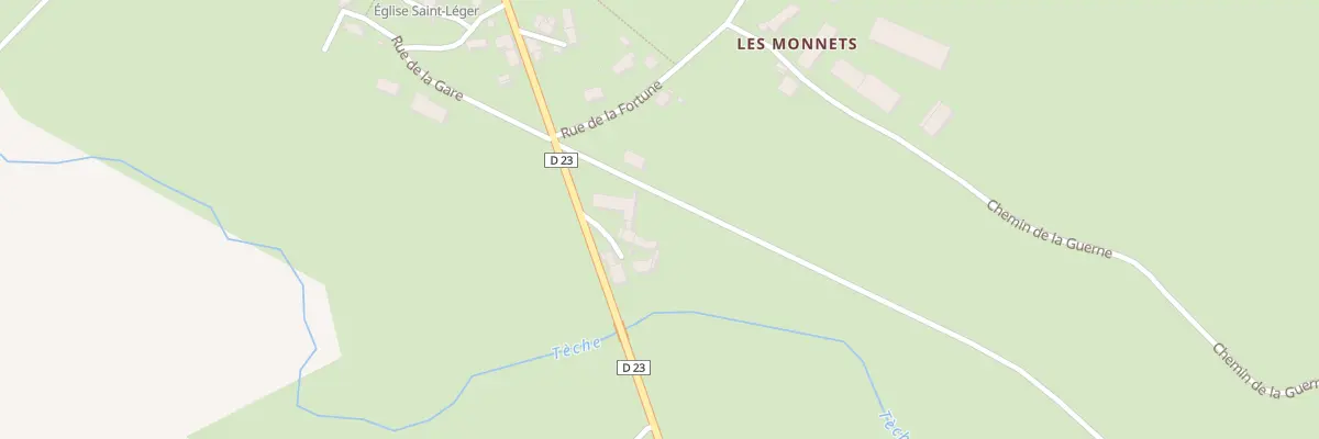 Plan du 9 Imp de la Teche à Varennes-sur-Tèche