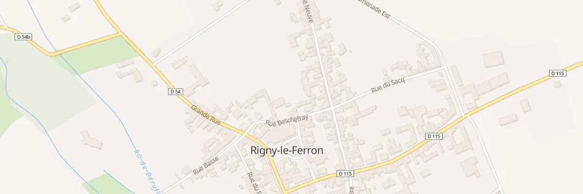 Plan du 13 Rue Beschefray à Rigny-le-Ferron