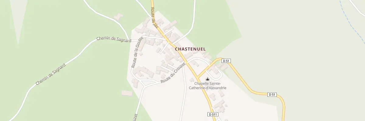 Plan du 2 Rte du Crouzet à Jax