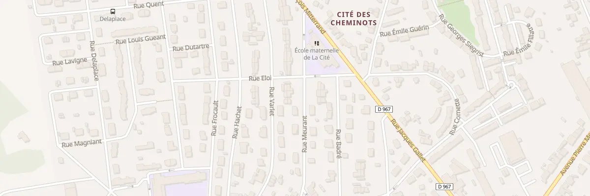 Plan du 25 Rue Meurant à Laon