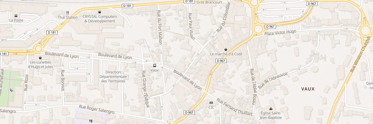 Plan du 31 Rue du Colombier à Laon