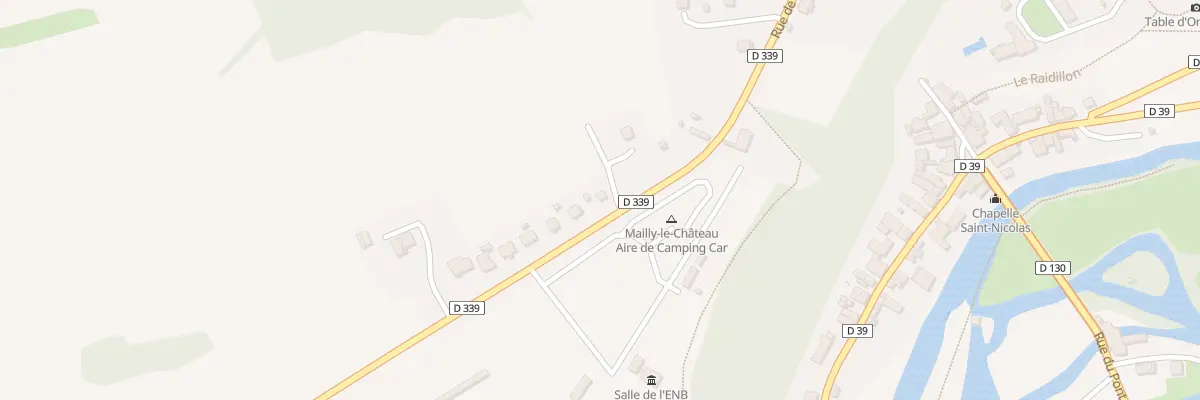 Plan du 26 Rue du Beauvais à Mailly-le-Château