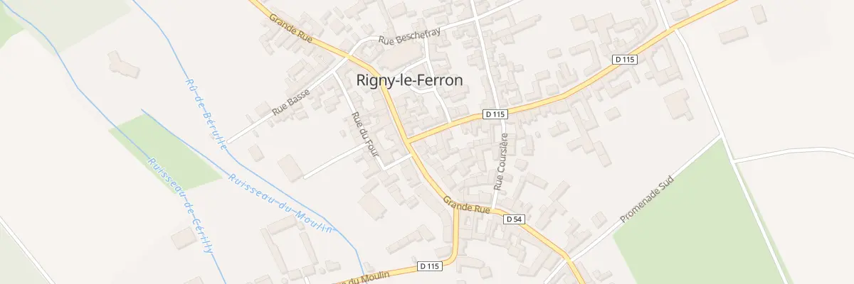 Plan du 27 Gr Grande Rue à Rigny-le-Ferron