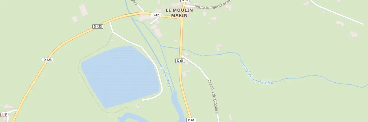 Plan du 8 Rte de Varennes sur Teche à Lapalisse