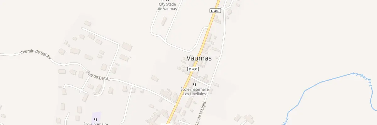 Plan du 19 Rue du Stade à Vaumas