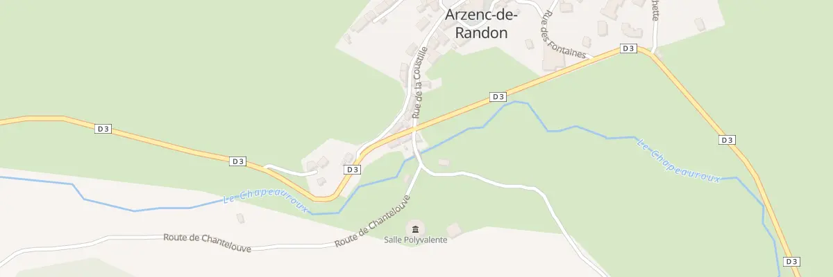 Plan du 19 Rue de la Coustille à Arzenc-de-Randon