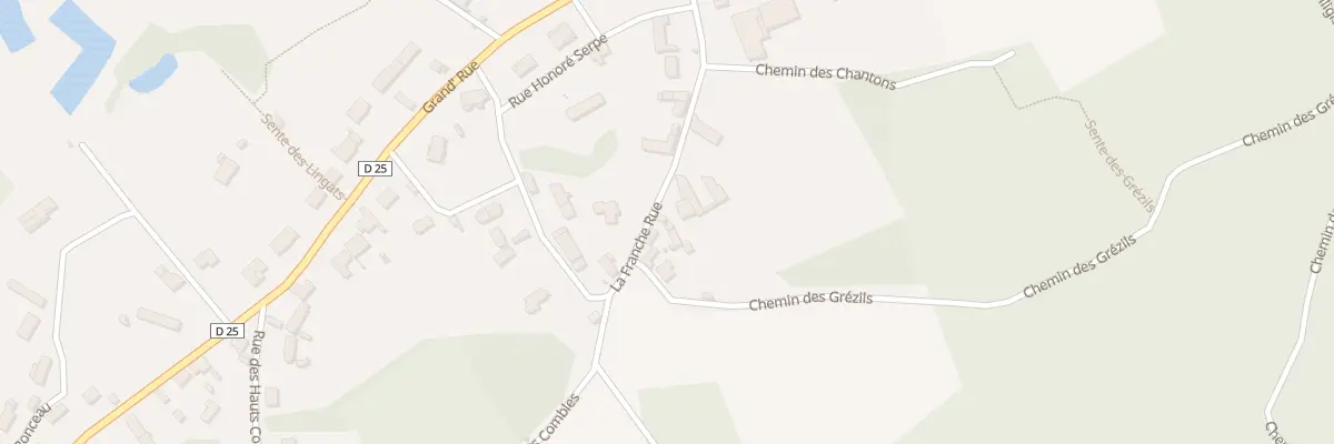 Plan du 7 Vc La Franche Rue à Presles-et-Thierny