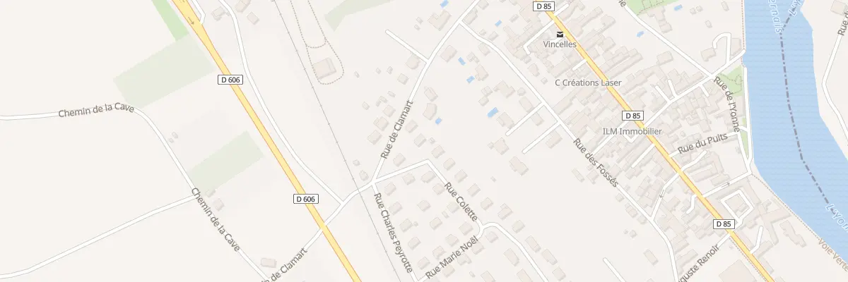 Plan du 28 Rue Colette à Vincelles