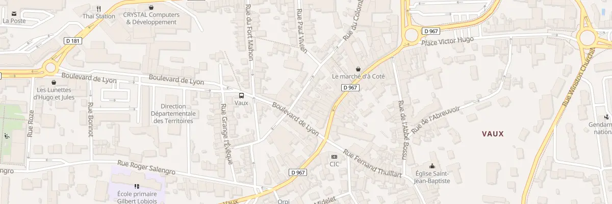 Plan du 12 Rue du Colombier à Laon