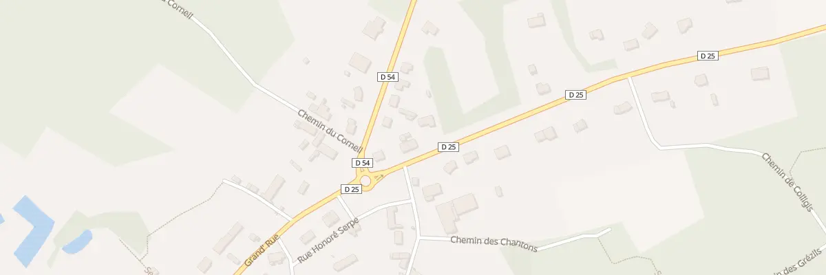 Plan du 5 Rte de Vorges à Presles-et-Thierny