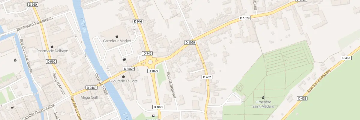 Plan du 184 Rue des Docteurs Devillers à Guise