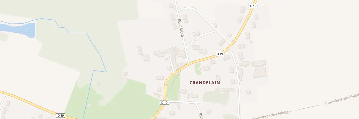 Plan du 1 Rue Haute à Colligis-Crandelain