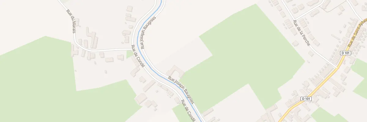 Plan du 5 Rue Joseph Baugnies à Thivencelle