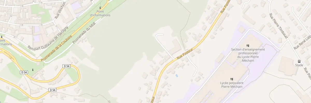 Plan du 85 Rue Pasteur à Laon