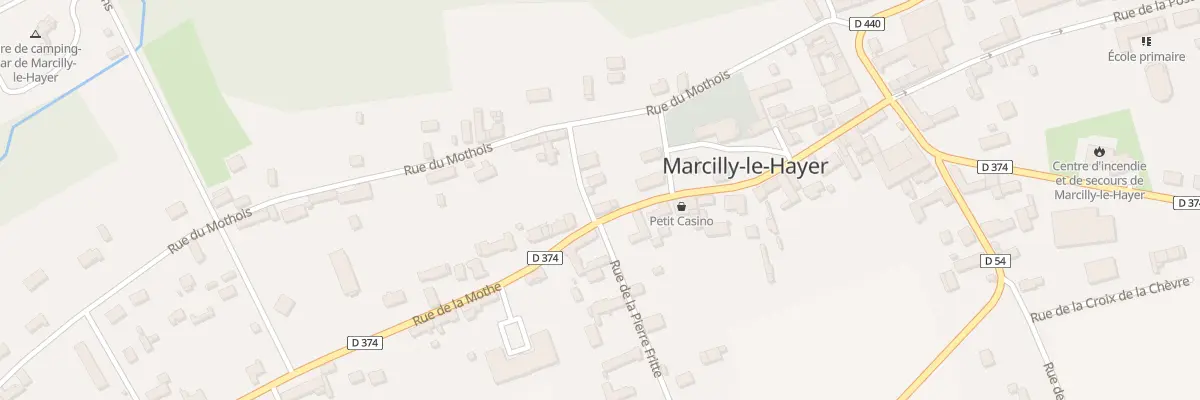 Plan du 12 Rue de la Mothe à Marcilly-le-Hayer