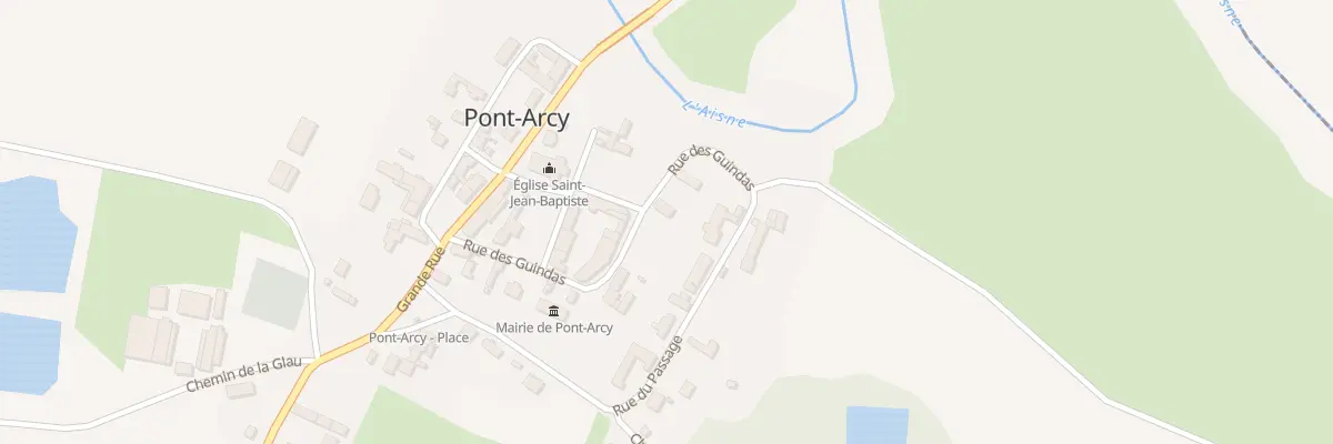 Plan du 8 Rue des Guindas à Pont-Arcy