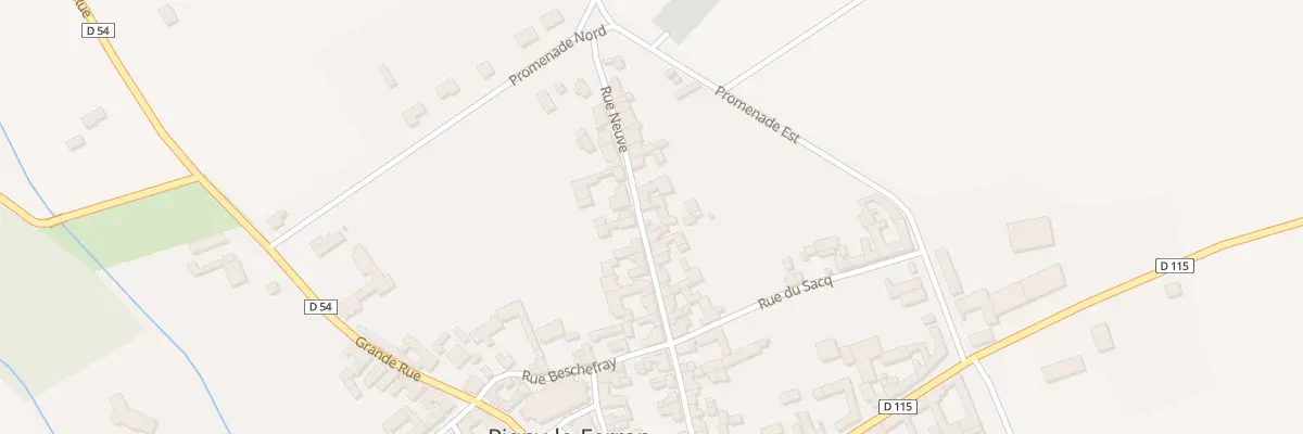 Plan du 34 Rue Neuve à Rigny-le-Ferron