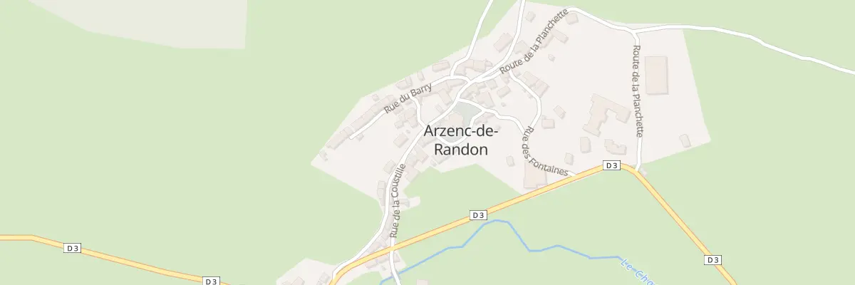 Plan du 5056 Arzenc Village à Arzenc-de-Randon