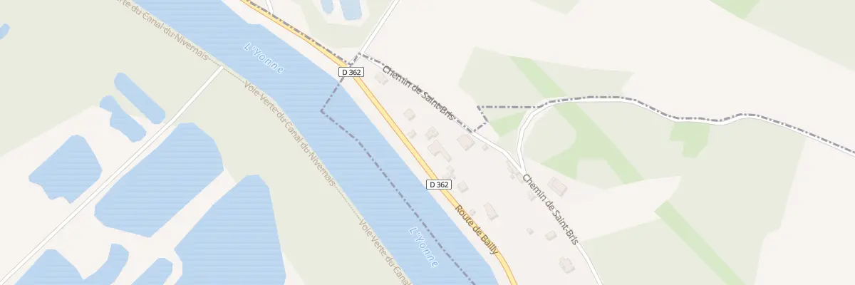 Plan du 48 Rte de Bailly à Vincelottes