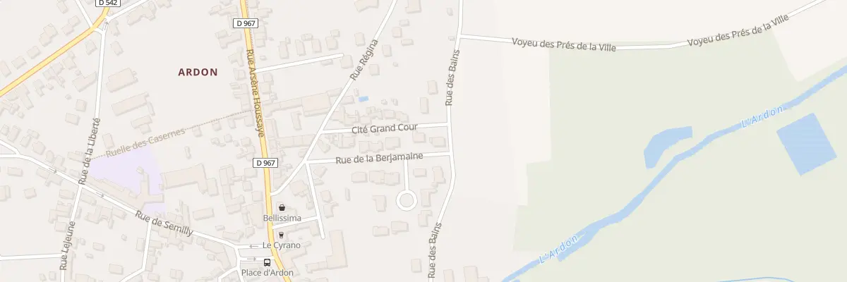 Plan du 16 Rue de la Berjamaine à Laon