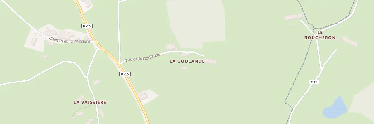 Plan du 5203 La Goulande à Saint-Bonnet-le-Bourg