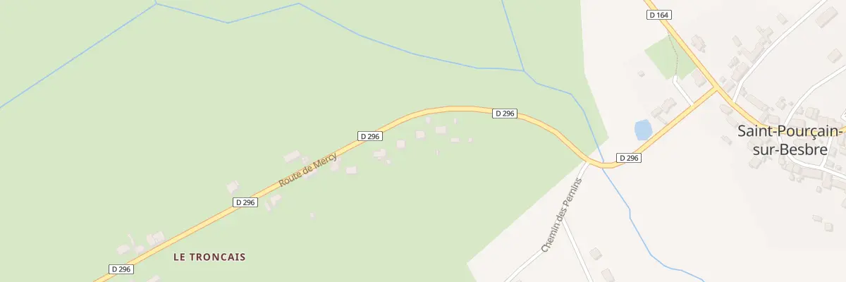 Plan du 5 Rte de Mercy à Saint-Pourçain-sur-Besbre