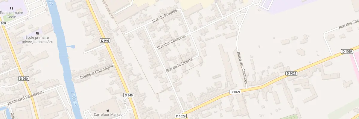 Plan du 37 Rue de la Liberté à Guise