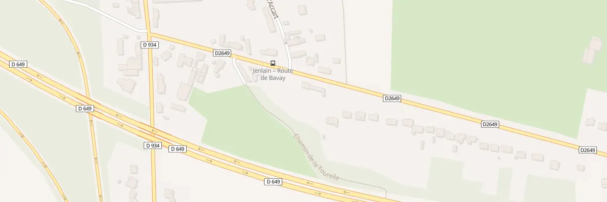 Plan du 14 Rte de Bavay à Jenlain