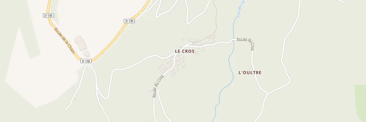 Plan du 5015 Le Cros aux Bondons