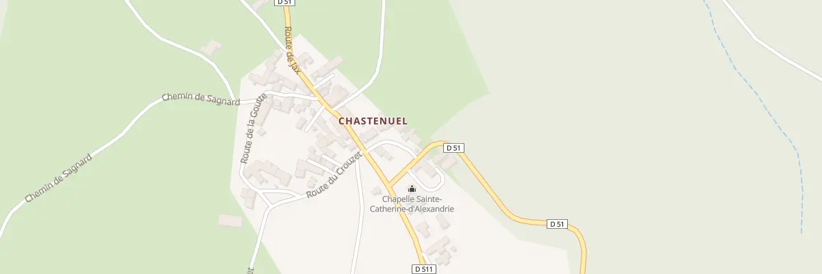 Plan du 33 Chastenuel à Jax