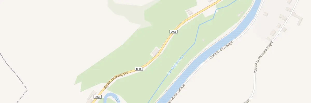 Plan du 12 Rte d’Hannappes à Vénérolles