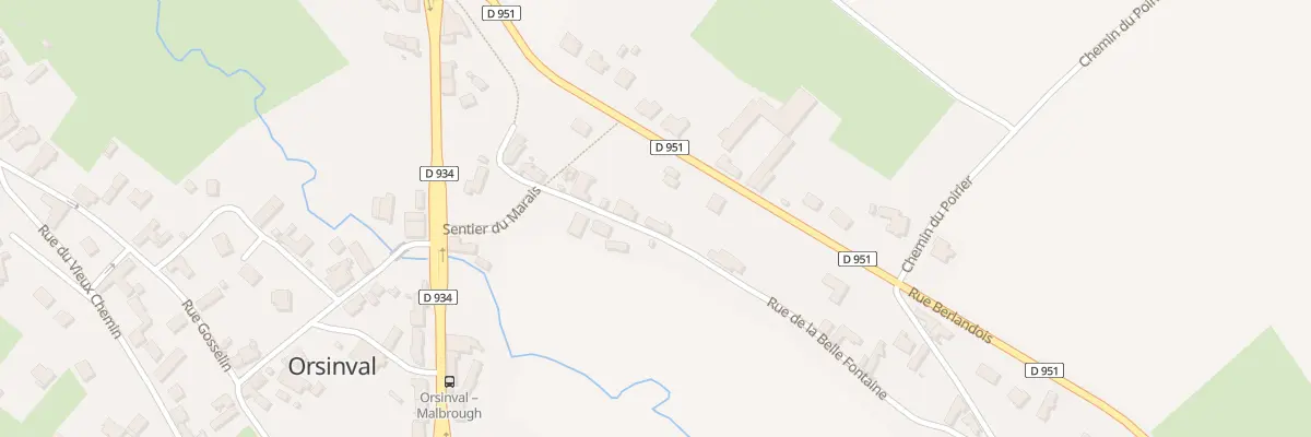 Plan du 11 Rue de la Belle Fontaine à Orsinval
