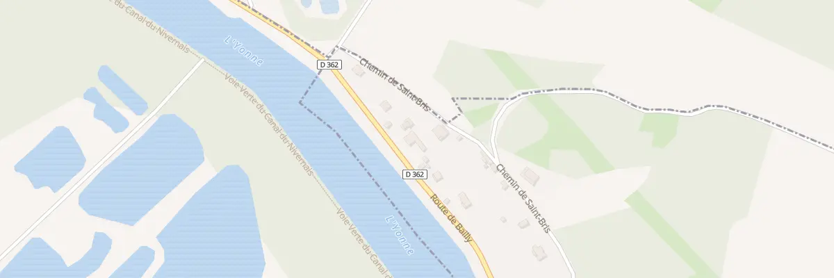 Plan du 47 Rte de Bailly à Vincelottes