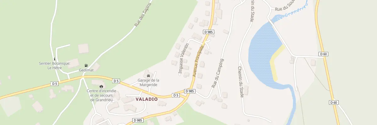Plan du 3 Imp Valentin à Grandrieu