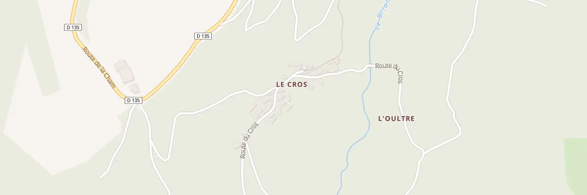 Plan du 5201 Le Cros aux Bondons