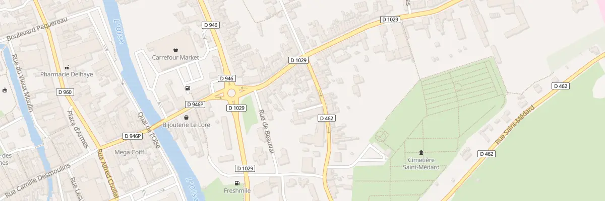 Plan du 24 Imp Saint Médard à Guise